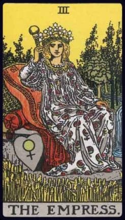 タロットカード:03女帝(The Empress)