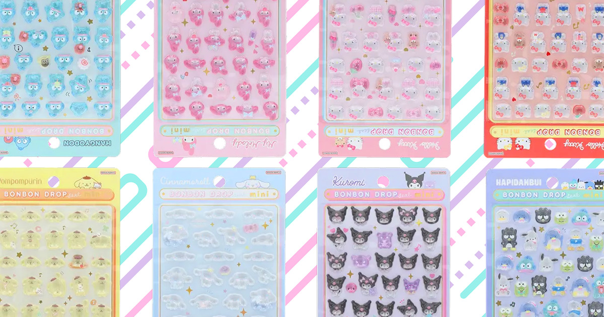 【2026年1月発売】ボンボンドロップシール mini｜サンリオ全8種・使いやすいミニサイズ徹底解説
