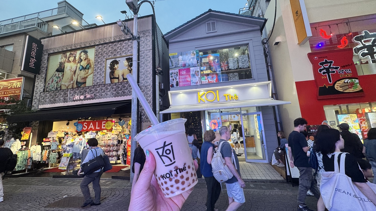 【原宿・竹下通り】KOI Thé（コイティー）に行ってきた｜ゴールデンタピオカミルクティーを実飲レビュー