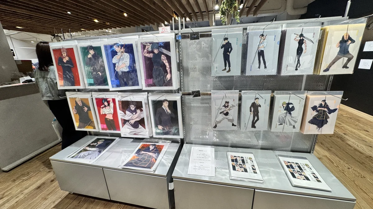 呪術廻戦 大交流展 複製原画 展示 限定グッズ トレーディングステッカー