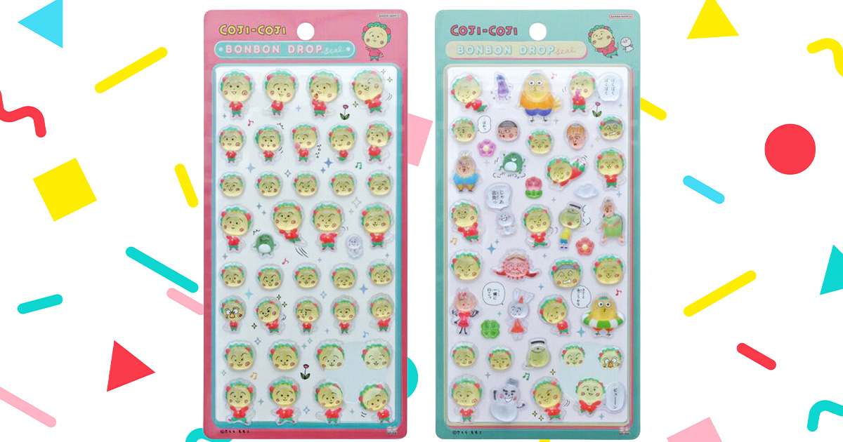 Coji-Coji Bonbon Drop Seal Launches in May 2026 — Puffy Stickers Full of Character