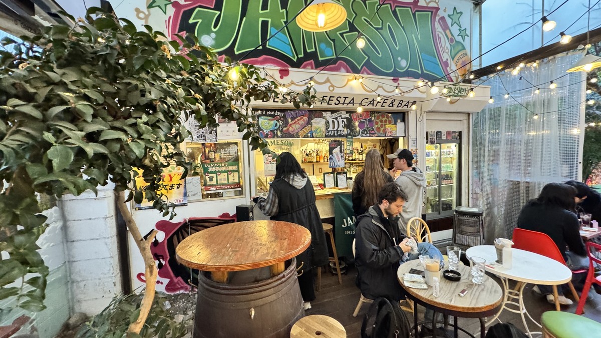 Design Festa Cafe & Bar Harajuku | Hidden Terrace for Art & Craft Beer