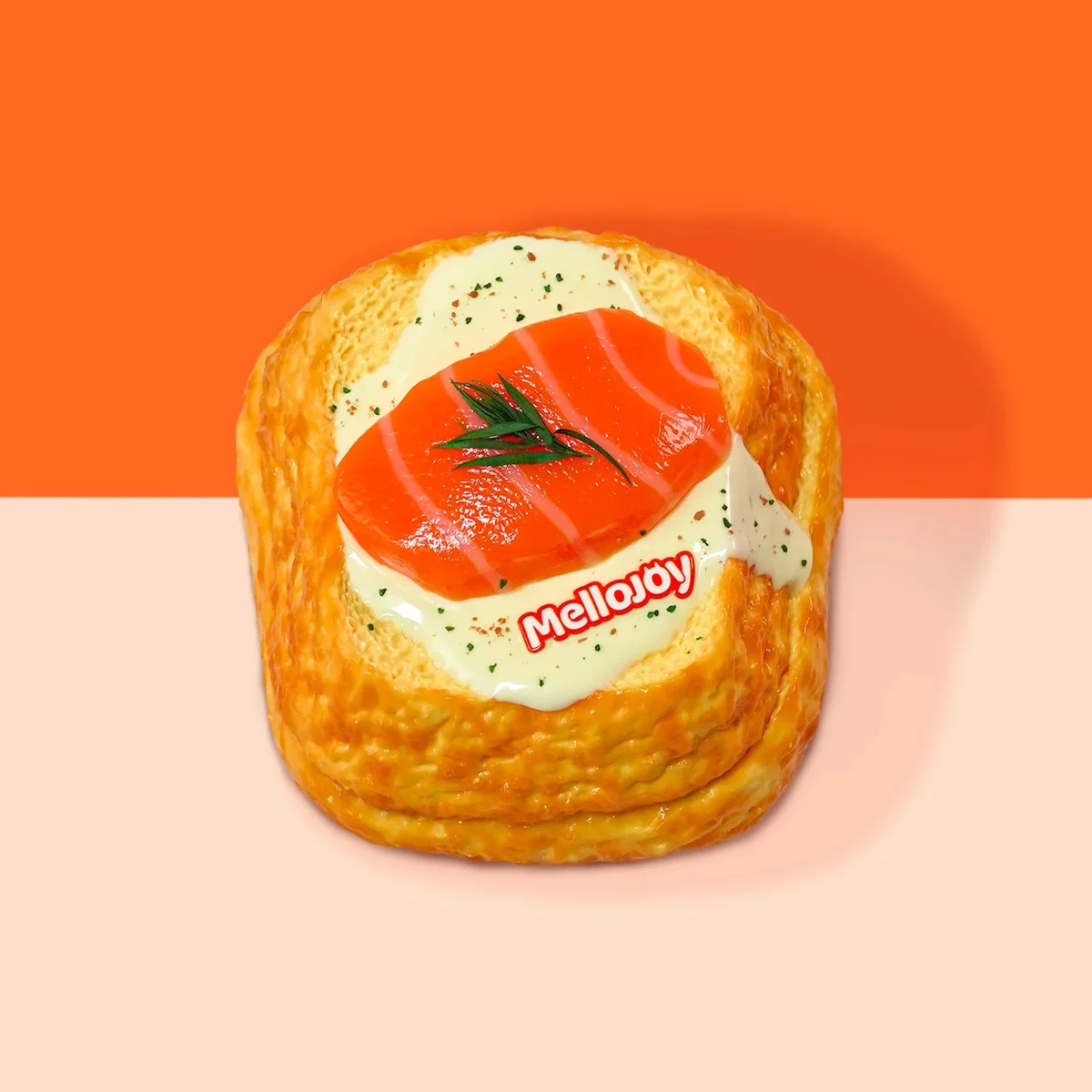 Mellojoy サーモンクリームチーズトースト スクイーズ
