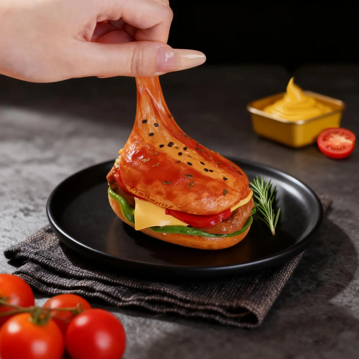 Mellojoy バーガースクイーズ 引っ張り