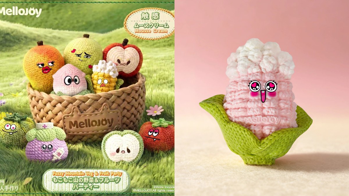 Just Like Knitting! Mellojoy Fluffy Mountain Veggie & Fruit Party Squeezes [A040]—A Review of All Varieties