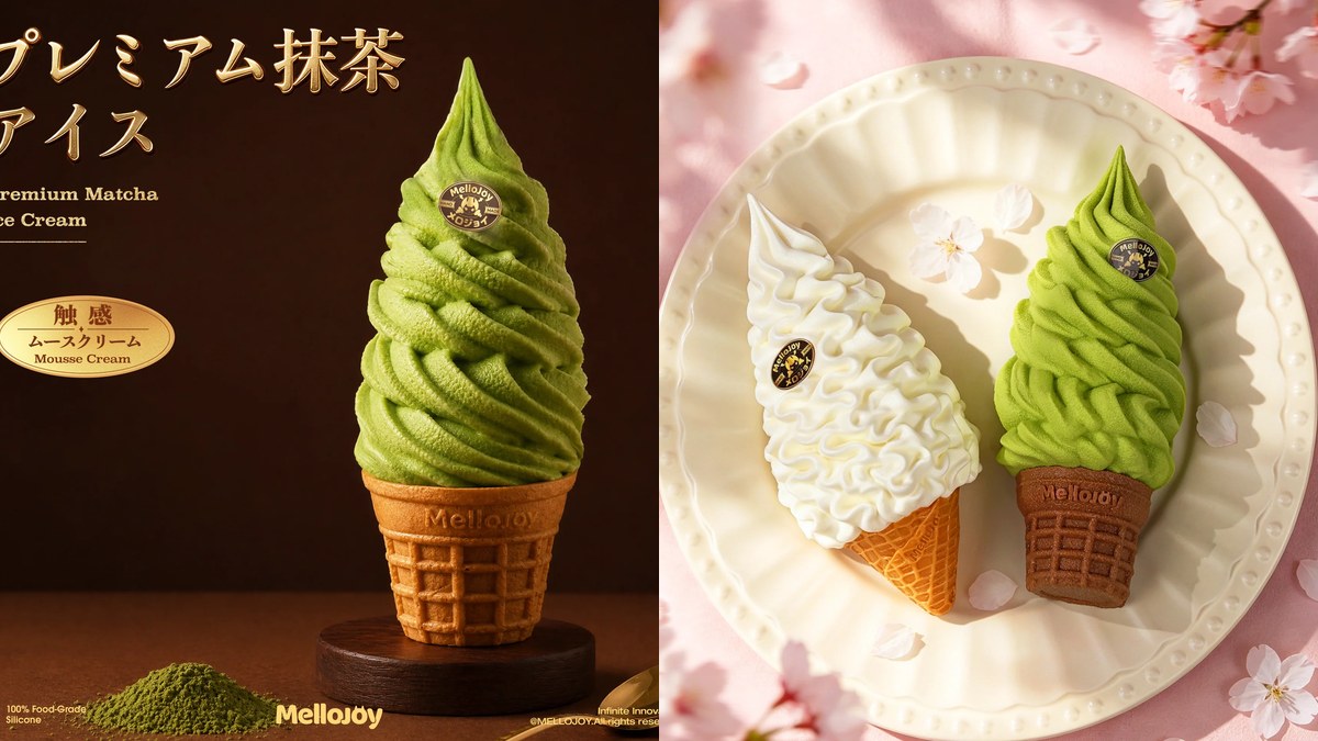 It Looks Just Like the Real Thing! Mellojoy Premium Matcha Ice Squeeze [Z079-4]—A Review of Its Mousse-Like Texture