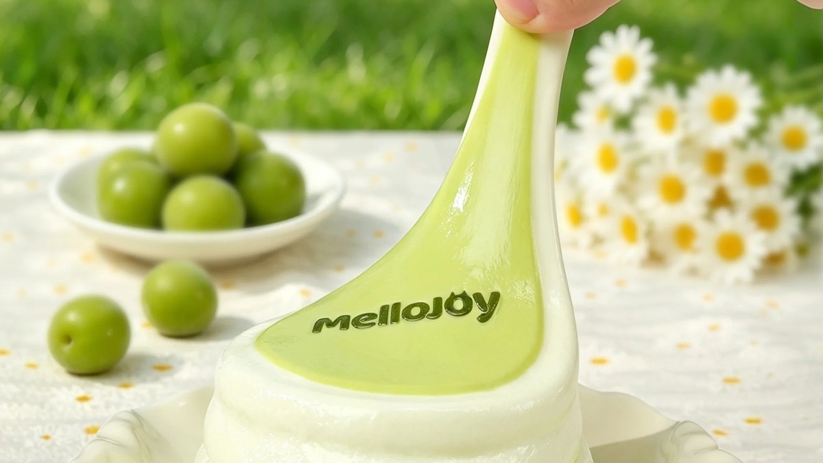 [Mellojoy Matcha Soufflé Z072-10] Review of the Creamy, Stretchy Matcha Squeeze