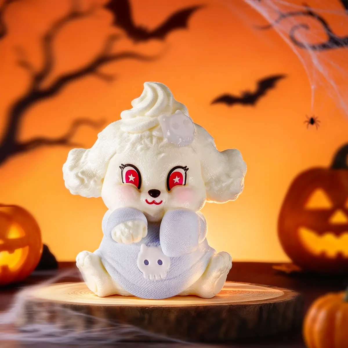 Mellojoy もちもちもち ハッピー・メロウィーン 白いもふもふゴーストキャラクター